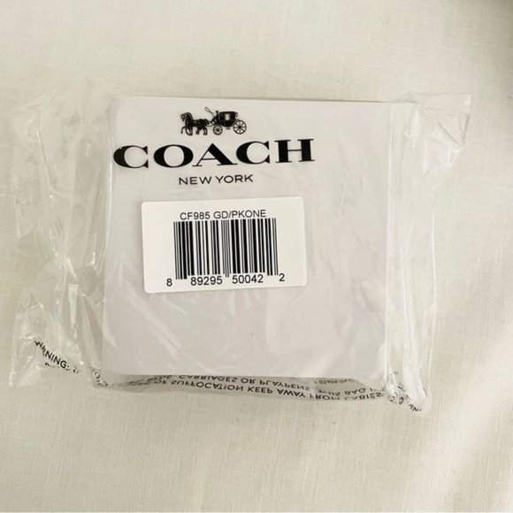 Coach C Stone Star Stud Earring 3 Pair Set for Men or Women New in Coach Box - Picture 11 of 15